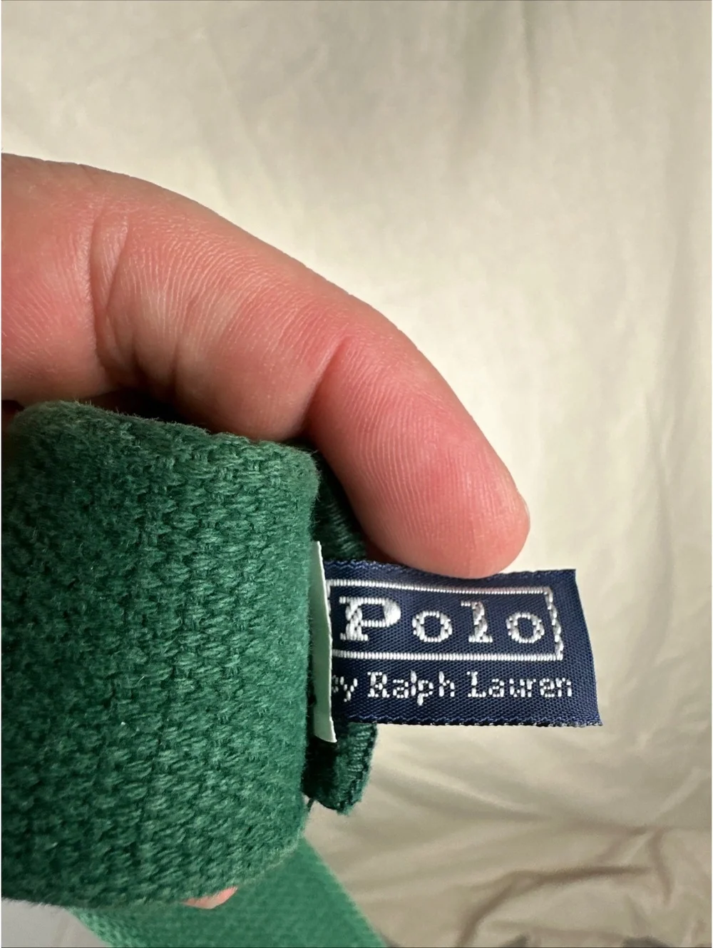 Polo Ralph Lauren Mens Belt Green Canvas Web D Ring 39.5in